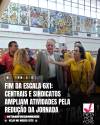 Fim da escala 6X1: Centrais e Sindicatos ampliam atividades pela redução da jornada